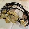 Elegant  Flower Waist Belt Belly Chain Waist Rope Belt for Female Body Jewelry Lady Dress Belt Waist Decoration