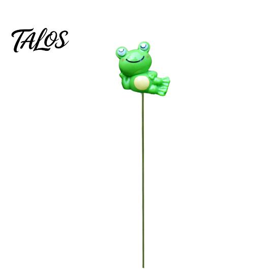 Outdoor Waterproof Frog Decorations Garden Stakes, Resin Miniature Ornaments, Cute Figurines, Succulents Ornaments for Pots Decoration Potted