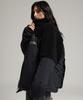 Tener Unisex Sherpa Cut Padded Jacket Black