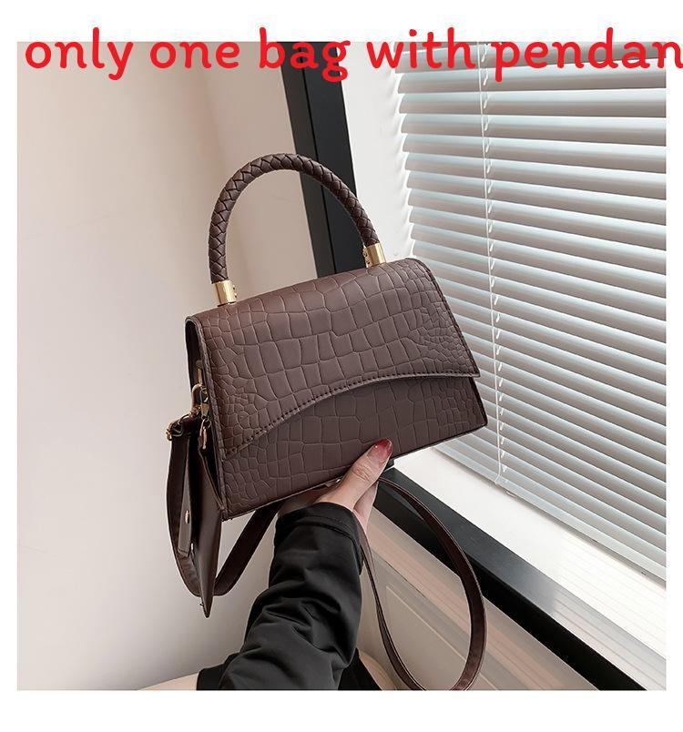 Pu Small Square Bag With Top Flap For Casual Daily Use