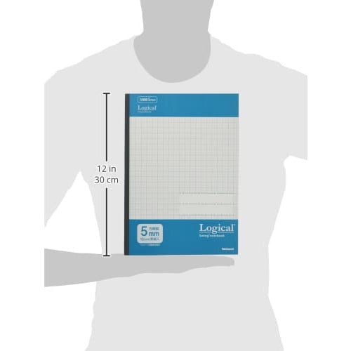 Nakabayashi Swing Logical Antibacterial Cover Notebook A4/Grid 5mm Ruled/30 Sheets Casual Color 3 Book Pack HA4-H502-3P Multicolor