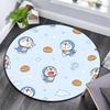 Doraemon Round Area Rug,Carpet Rug for Living Room Bedroom Sofa Playroom Decor,Non-slip Floor Mat