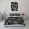 Swirling spiral abstract pattern. Bedding sets Duvet cover sets Duvet covers Pillowcases(1 * Duvet Cover 2 * Pillowcases without duvet insert)