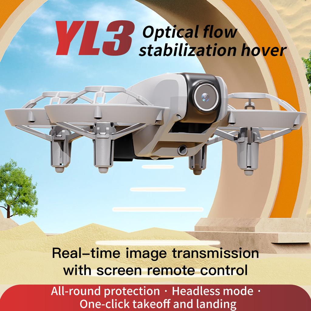 YL3 Mini With LED Foldable Drone GPS 8K HD Dual Camera Brushless Motor Obstacle Avoidance Foldable Quadcopter Dron RC Toys Gifts