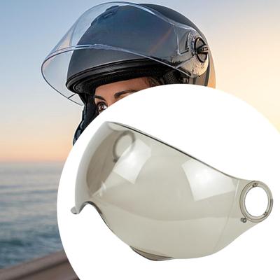 Motorbike Helmet Visor Lens Windproof Durable Replacement Lens Anti Scratch for Outdoor Motorcycle Helmet Visor Wind Shade Part