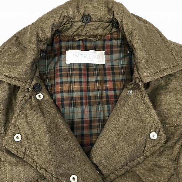 INTREND Max Mara Padded Coat Outerwear 40 Women L Brown(USED)