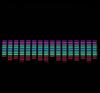 Colourful Flash Car Sticker Music Rhythm LED EL Light Lamp Sound Activated Equalizer Sound-activated LED lights Car styling