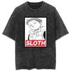 Hot Washed T-shirt "The Seven Deadly Sins" - Cartoon Loose Couple Short Sleeve Shirt