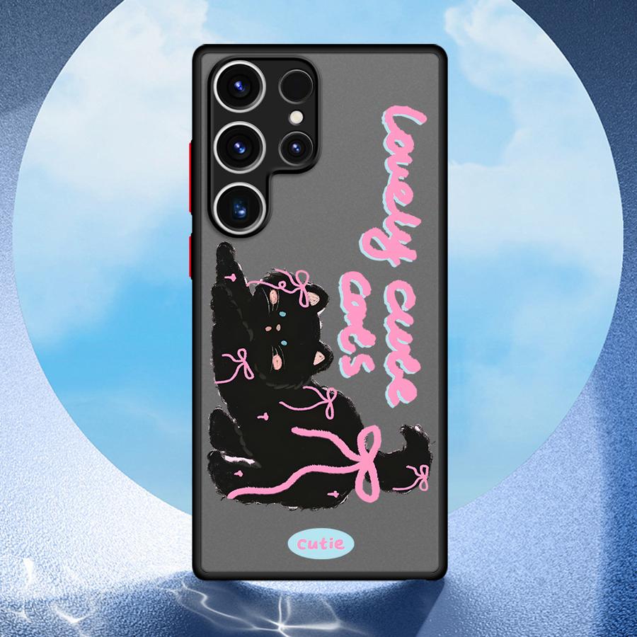 Funda Back Phone Cover Case for Samsung Galaxy S23 FE S22 S25 Ultra S26 S21 S20 FE Note 20 Ultra 10+ S24 Plus Cartoon Character