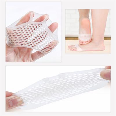 4 Pair Silicone Foot Insoles Front Shoe Pads Cushion Forefoot Pain Support