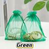 10-100PCS Gift Bags Party Supply Christmas Favor Jewelry Packing White Pouches Drawstring Pocket Organza Gauze Sachet Gift Bag