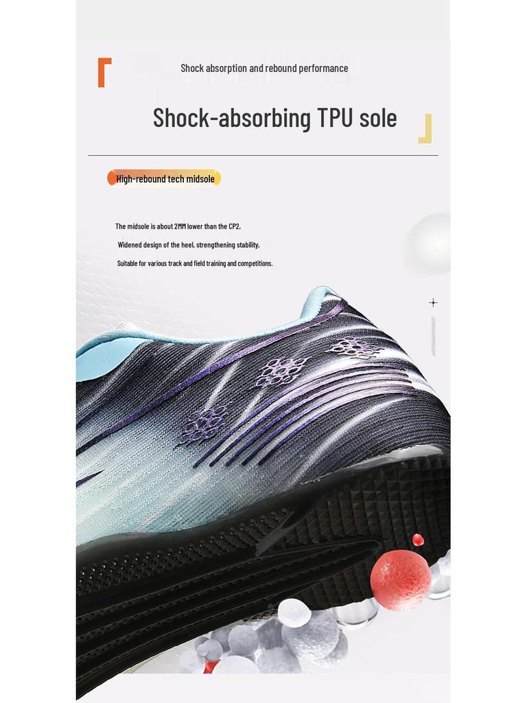 Unisex Professional Marathon Running Shoes with Anti-Slip, Breathable Spikes for Youth and Adults.