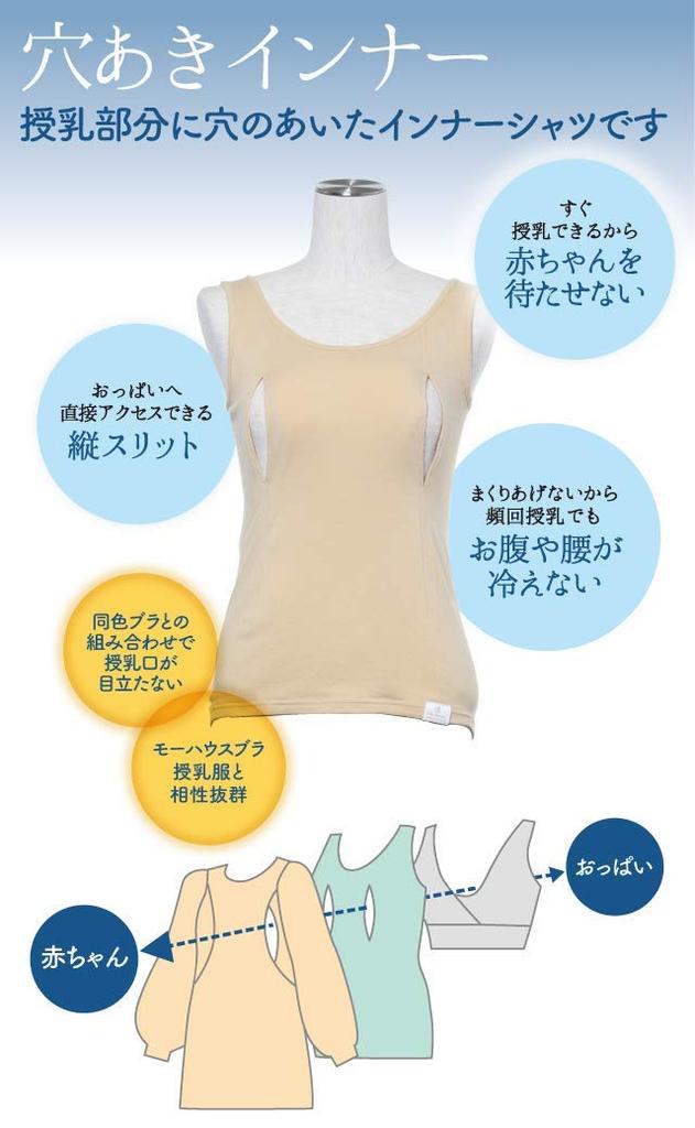 Camisola Simple Perforada Mohouse Ropa Interior de Lactancia con Abertura para Lactancia Ropa de Lactancia (Carbón)