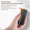 Automatic Dental Floss Dispenser with Mirror Bottom Reusable Organizer Case for Oral Hygiene Auto Floss Storage Box