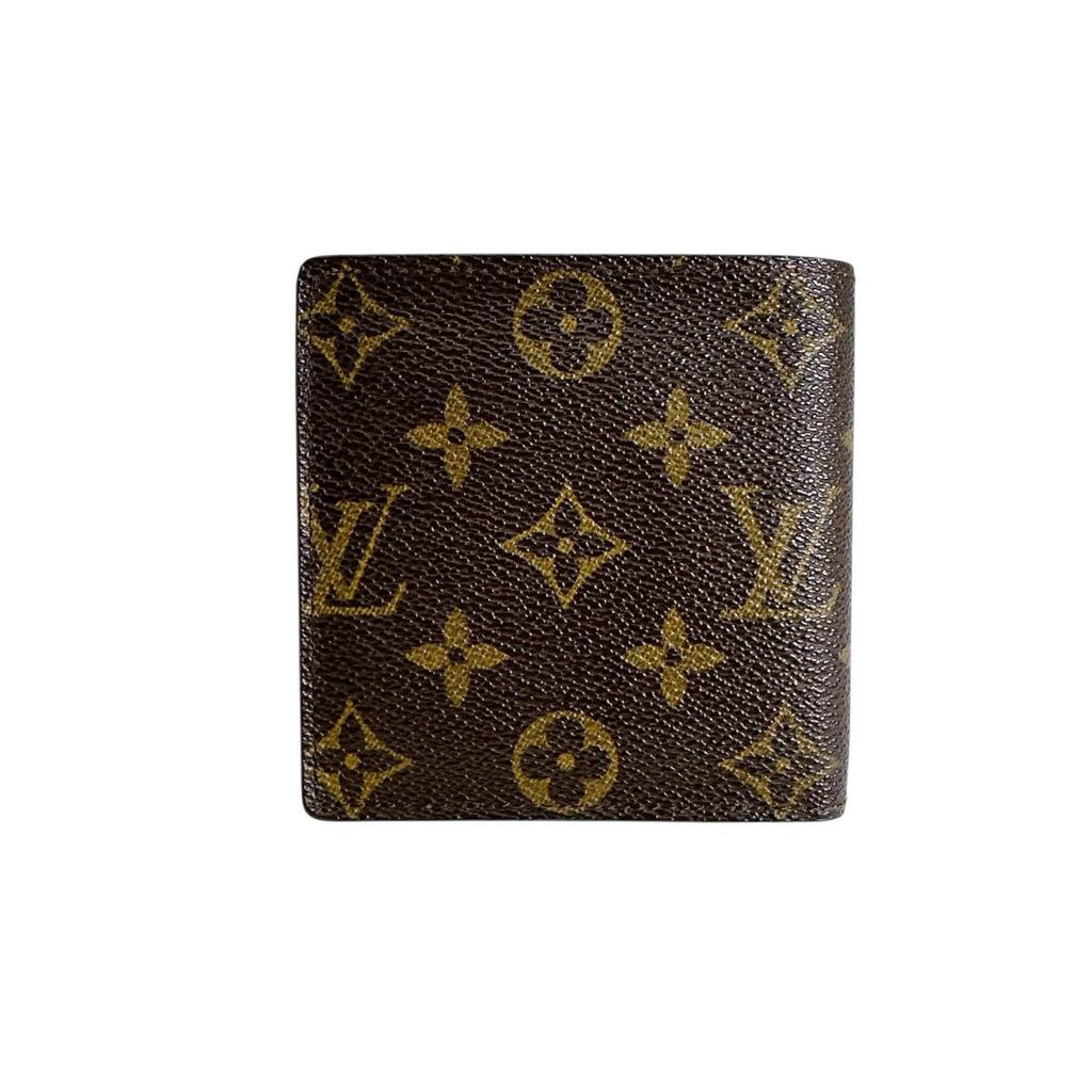 Louis Vuitton Monogram Portefeiulle Marco Wallet Monogram Canvas Brown M61675 Used
