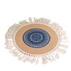 Round Tatami Floor Cushion for Reading, Meditation, and More