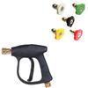 Pressure Washer Gun Car Washing Gun With 5pcs Soap Spray Nozzles 14mm M22 Socket 1/4" Quick Release Snow Foam Gun Car Water Gun