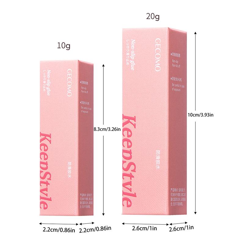 10g/20g Colla Antiscivolo Roll-On Adesivo per la Pelle per Abbigliamento Vestito Corpo Pelle Anti-esposizione Reggiseno Fissato Antiscivolo
