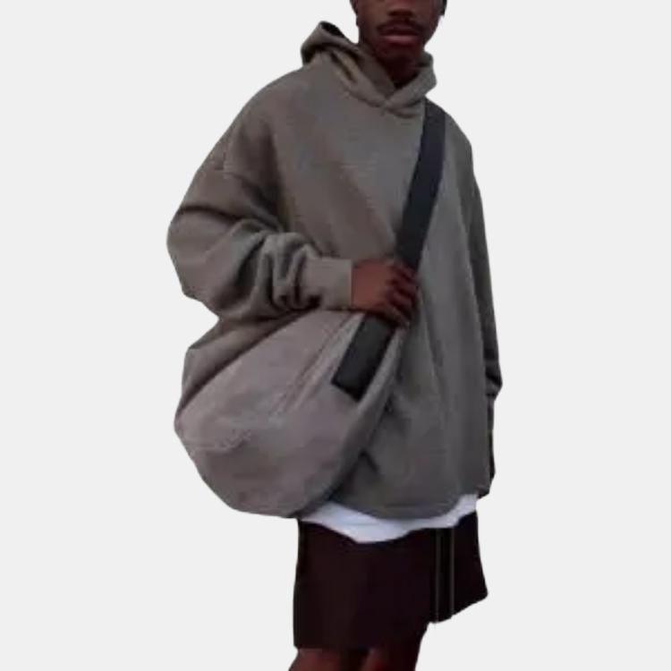 Fear of God Essentials SS24 Knit Hoodie 'Heather Grey' Men's 192SU244411F