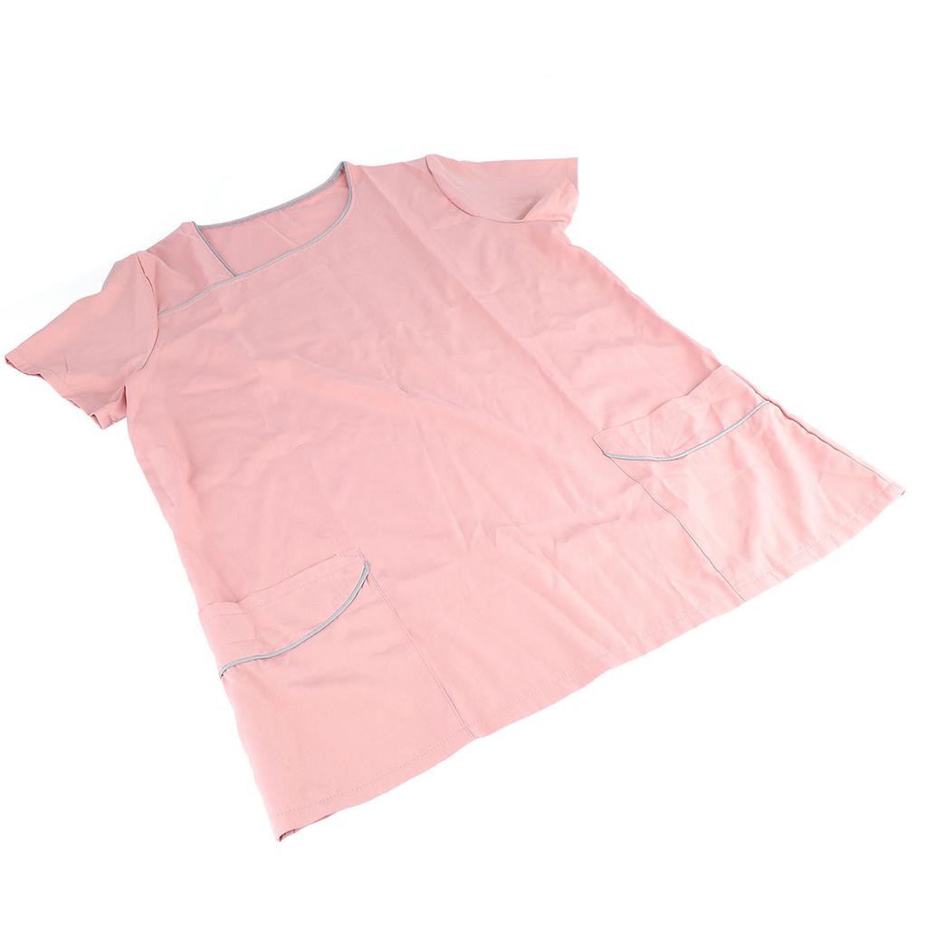 Chirurgická sestra Uniforma Top Krátký rukáv 2 kapsy Prodyšná Pohodlná pro nemocniční operační sál