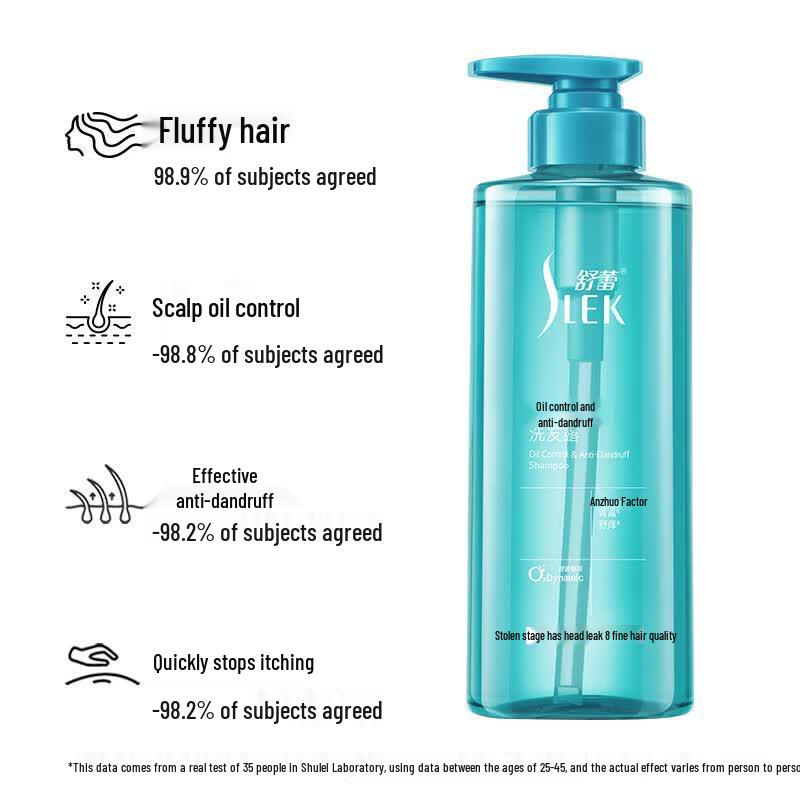 Slek Oxygen Active Dynamic Oil Control Anti-Dandruff Shampoo