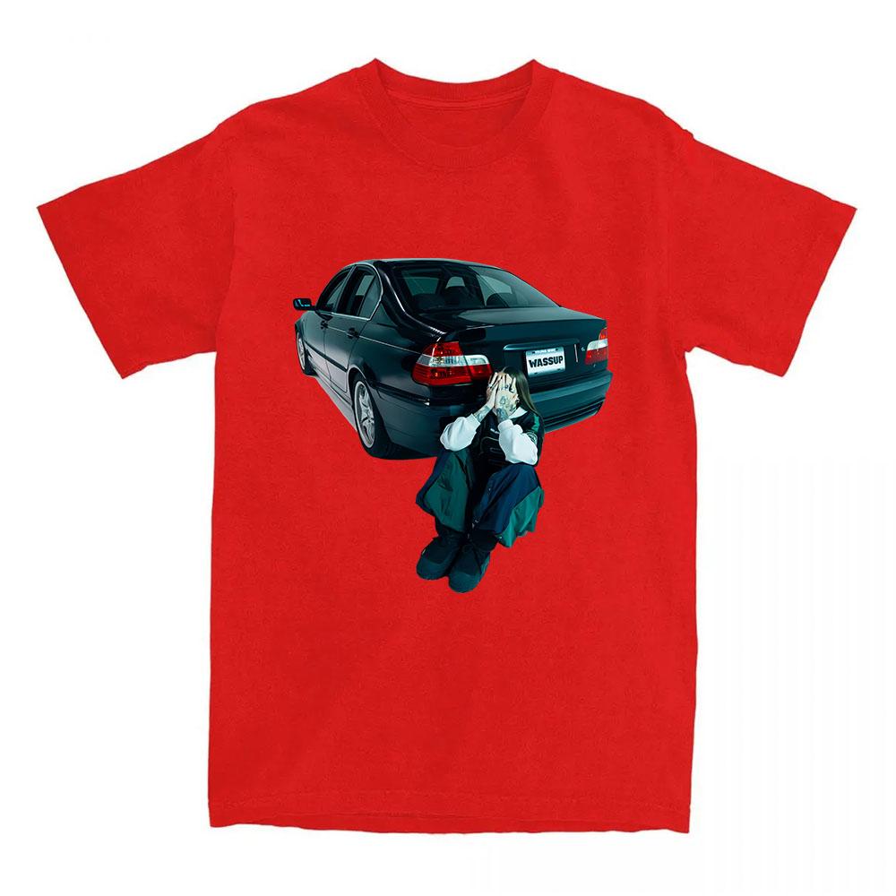 

Женская футболка Young Miko WASSUP Single 2025 Летняя хлопковая футболка с круглым вырезом Повседневная футболка с принтом певицы Унисекс Уличная одежда XXL