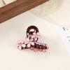Women Embroidered Butterfly Claw Hair Clip Fashion Back Head Updo Shark Clip Daily Travel Hair Accessories