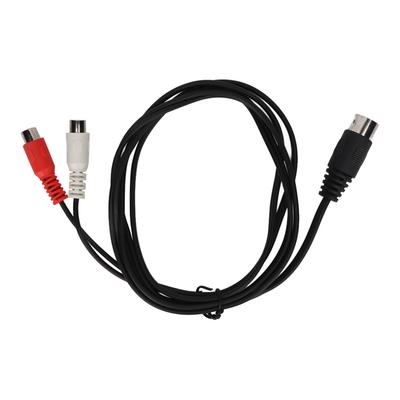 DIN 5PIN Male To 2RCA Female Cable Professional RCA Adapter Cable for Old Sound Equipment 4.9ft