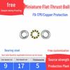 Compact Flat Thrust Ball Bearing: F6-12M, F8-14M, F8-16M, F10-18M, F10-20M.
