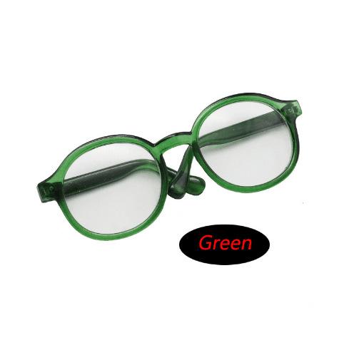 High Quality 6.5/9cm Transparent Plastic Glasses for 1/8 1/6 1/3 1/4 BJD for Labubu MSD SD Plush for EXO Doll Sun Glasses