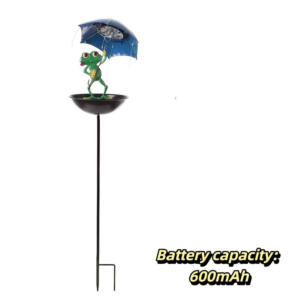 Soft Landscape Lighting Outdoor Solar Bird Feeder Solar Powered Bird Feeder  Yards Frog