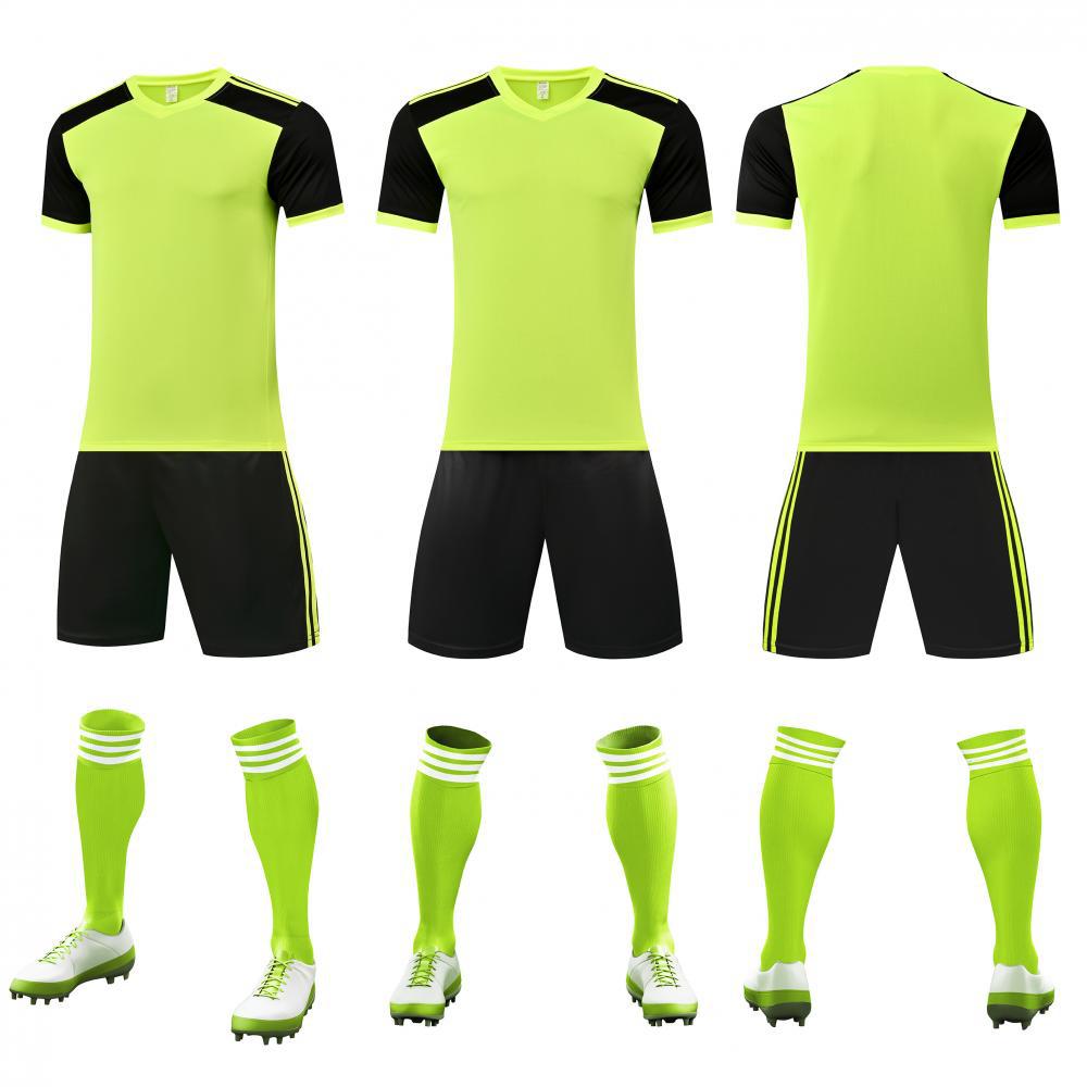Football Uniform Set Men'S Adult Children'S Competition Training Team Uniform Primary School Student Short-Sleeved Football Sports Jersey Female 618