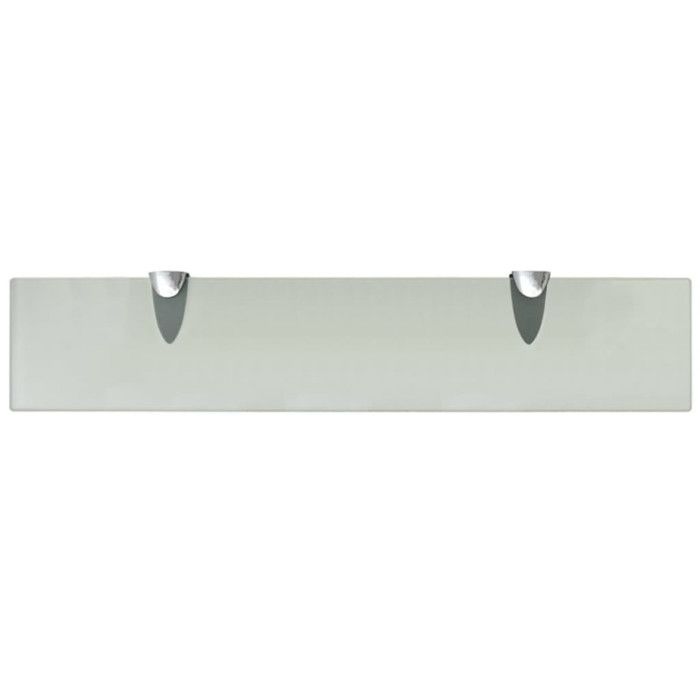 Étagère murale - vidaXL - 50 x 10 cm - Verre incassable - Givré - Design contemporain