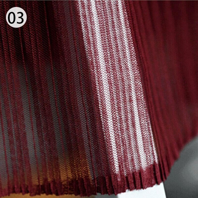 Organ Pleated Mesh Lace Fabric Crumpled Tulle Net Fabric Wedding Organ Skirt Dress Costume Curtains Handmade DIY Craft Material