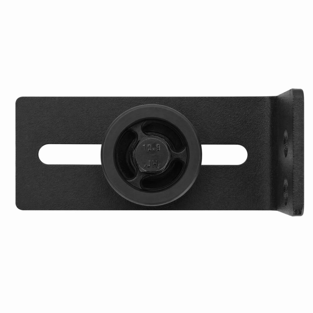 Carbon Steel Guide Rail Black Sliding Door Guide Durable Barn Door Guide Rail Bedroom