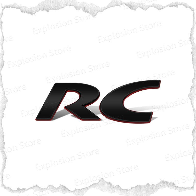 3D Metal Car Decor RC Emblem Rear Trunk Badge Fender Sticker Body Decals For RC Sport 301 308 307 208 5008 107 206 207