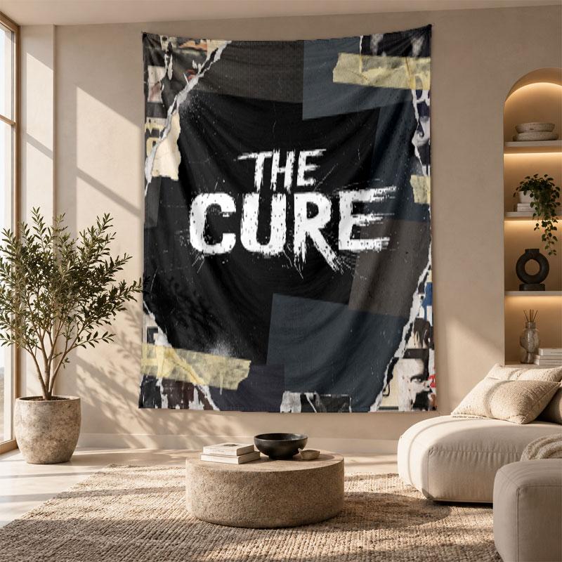 Decorative Tapestry,The Cure Printed Wall Art, Lightweight Wall Hanging For Bedroom Background