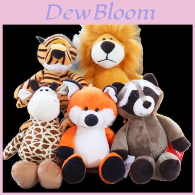 Jungle Animal Plush Toy Adorable Pp Cotton Stuffed Doll For Kids Babies