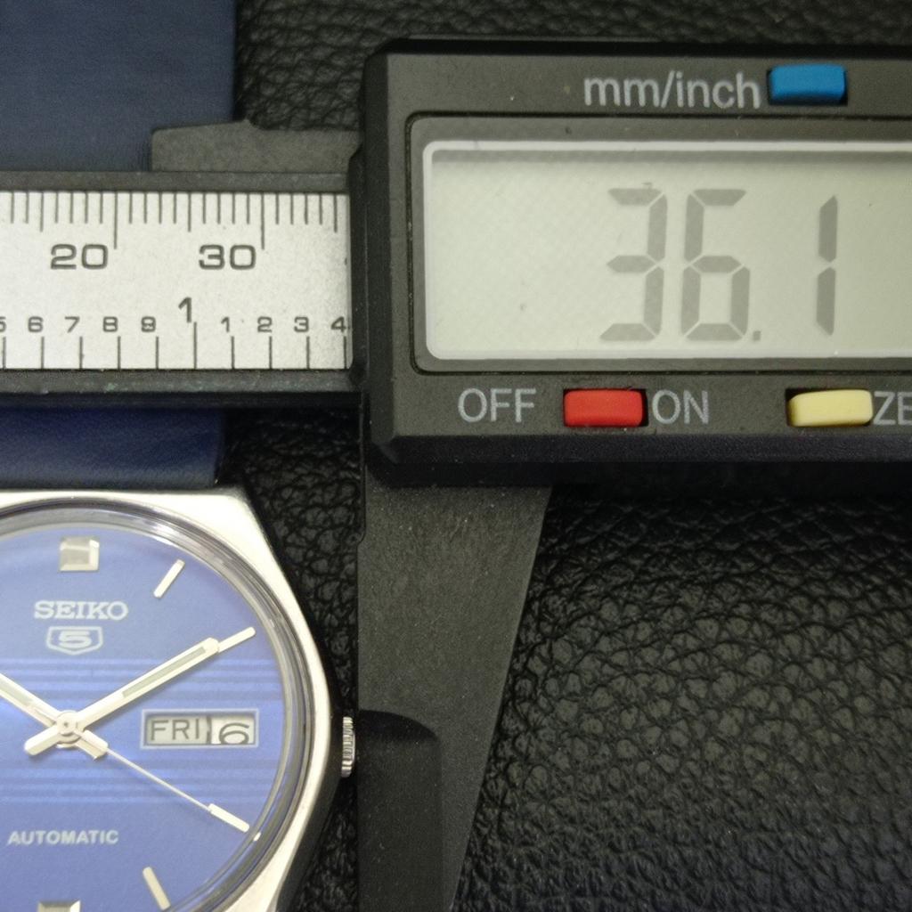 SEIKO 5 AUTOMATIC 6309A JAPAN MENS VINTAGE BLUE COLOR DIAL WATCH a701645-5 R206c-a701645