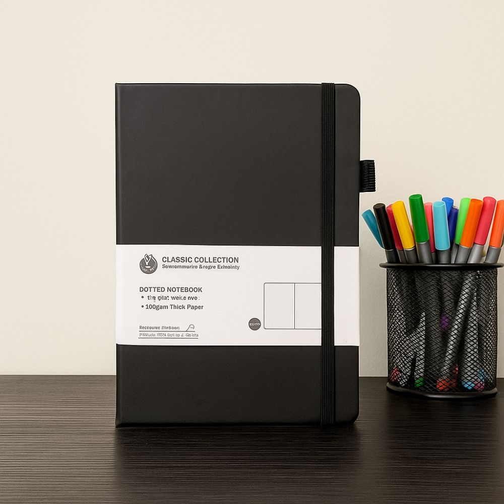 Premium Journal Notebook Tie-strap Pocket Notepad Stationery Business Notebook  Gift