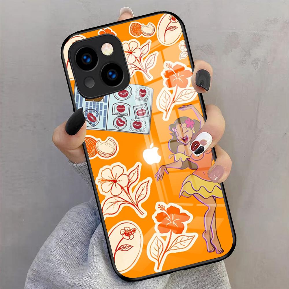 K-karol-G-Tropicoqueta Handyhülle Für IPhone 17 Pro Max 16 15 14 Pro Max 13 11 X Xs Xr 8 7Plus Glasabdeckung