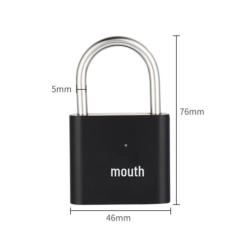 Smart Fingerprint Padlock: Anti-Theft Stainless Steel for Home, Warehouse, Courtyard, Dormitory, Cabinet Doors