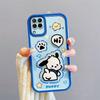 KEYSION Shockproof Case for Samsung A12 A22 4G with Lanyard Silicone Cute 3D Cartoon Doll Phone Cover for Galaxy M32 M12