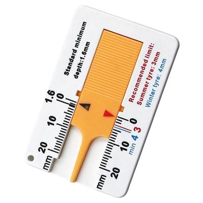 Tire Groove Depth Gauge, Tire Groove Depth Measuring Tool - 0-20 Mm Tread Gauge