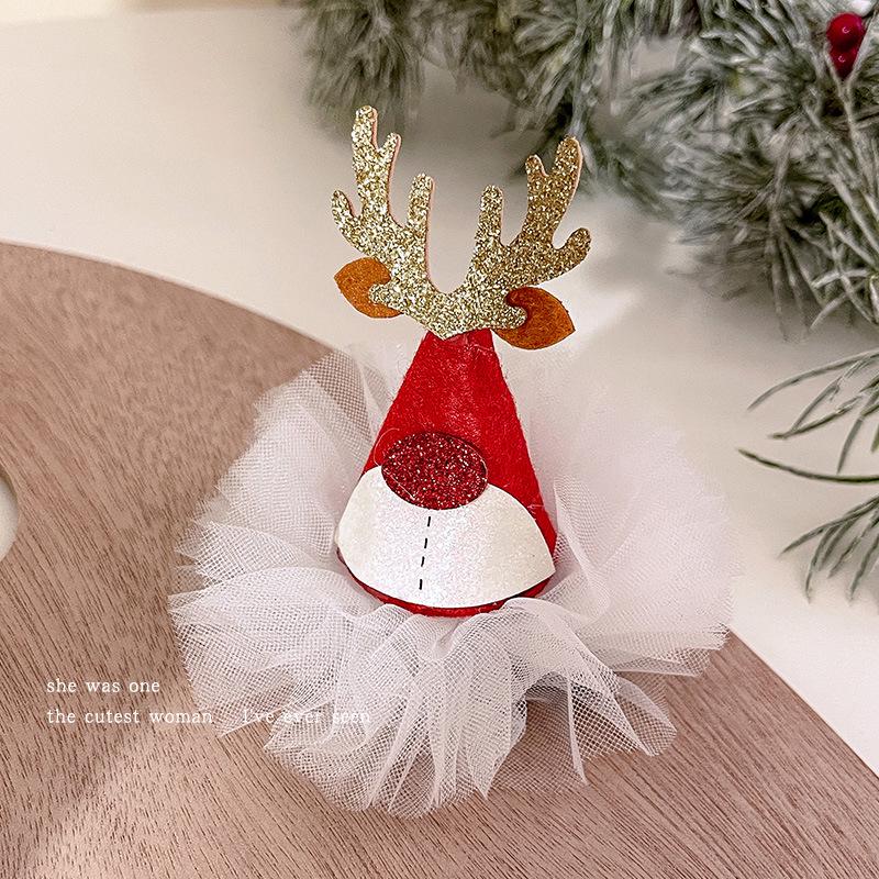 Women's Christmas Plush Hat Headband Hair Accessories