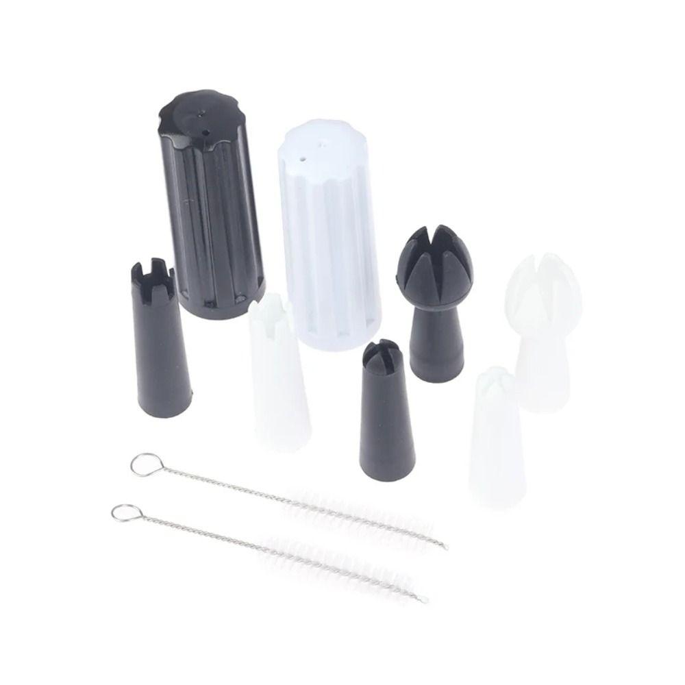 5Pcs/Set Base Tips Holder Whipping Tip Mounting Mouth Decorating Mouth Cream Nozzle Cream Foamer