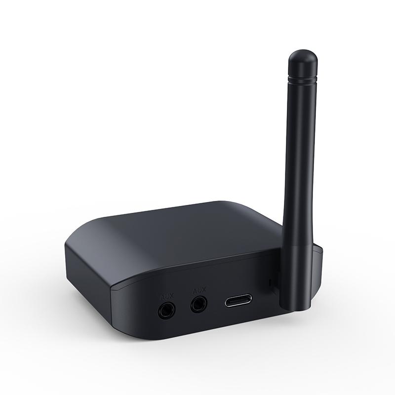 3 IN 1 Bluetooth 5.3 Audio Transmitter Receiver USB U-Disk Play 3.5mm AUX Stereo Music Wireless Adapter For Car PC TV Speaker