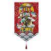 Japanese Short Curtain Doorway Noren Sushi Shop Triangle Flag Kitchen Home Decor Drapes Ramen Restaurant Hanging Half-Curtain