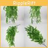 Artificial Plant Wall Hanging With Faux Flower And Leaf Vines For Office Decor
