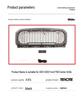 Center Mesh Grille for 21-22 Ford F150